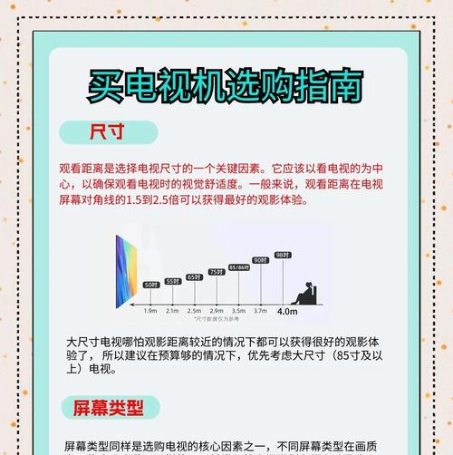 电视选购指南,让您买到心仪的电视(全面解析如何选购电视)